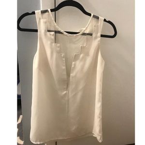 Trendy white blouse